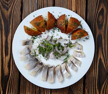 Сельдь с картофелем