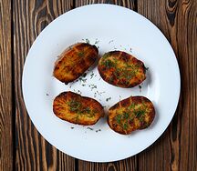 Картофель на мангале