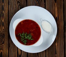 Борщ с говядиной