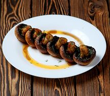 Грибы на мангале