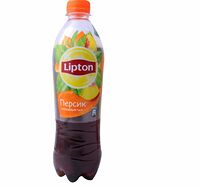 Lipton черный чай Персик