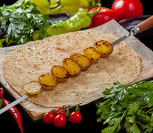 Картофель обычный на мангале