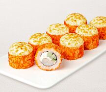 Ролл Тигровая креветка с моцареллой