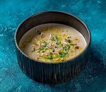 Грибной крем-суп с трюфельным маслом