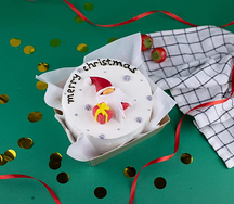 Бенто-торт Санта клаус с подарками