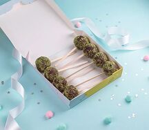 Подарочный набор кейк-попсов тыквенная крошка 8шт