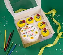 Бенто-торт с капкейками С началом учебного года!