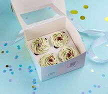 Набор капкейков фисташка 4 шт