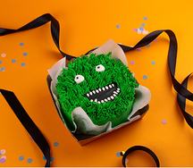 Бенто-торт Зеленый волосатик