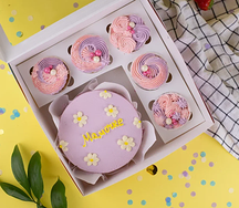 Бенто-бокс Мамочке с ромашками