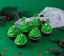 Набор капкейков с леденцами 6шт