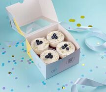 Подарочный набор трайфл мусс черника/йогурт 4шт