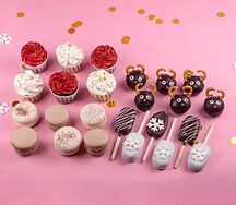 Новогодний сет пирожных Долгожданная зима