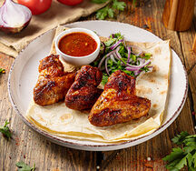 Шашлык из куриных крыльев