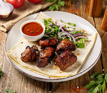 Шашлык из бараньей мякоти