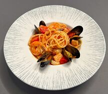 Спагетти с морепродуктами