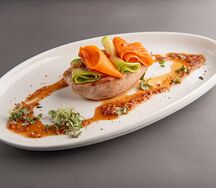 Стейк из индейки с овощами в тайском стиле