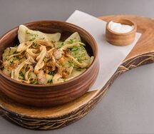 Вареники с картофелем и грибами