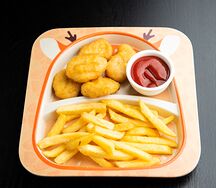 Наггетсы куриные с картофелем фри, малая порция