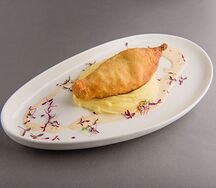 Котлета Киевская с картофельным пюре