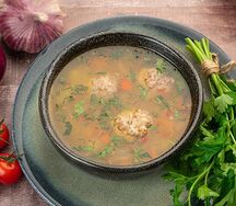 Суп с фрикадельками