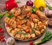 Ассорти из куриных шашлыков