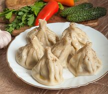 Хинкали с бараниной