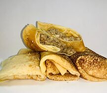 Блины с мясом