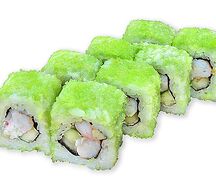 Ролл Калифорния Гринн с креветкой