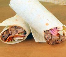 Буррито с курицей и фасолью