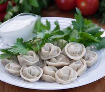 Пельмени с телятиной