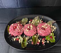 Красное пхали из свеклы