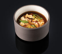 Суп с копченым угрем