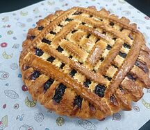 Пирог с черникой