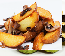 Картофель с грибами