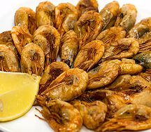 Креветки гриль