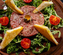 Тартар из мраморной говядины