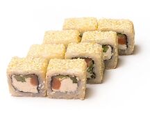 Лосось в кунжуте