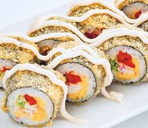 Цезарь темпура с крабом