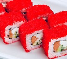 California с лососем