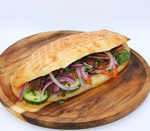 Донер в лепешке с говядиной