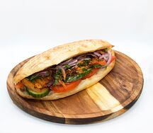 Донер в лепешке с курицей