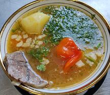 Шурпа с говядиной