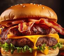 Бруснично-беконный XL