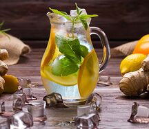 Лимонад имбирный домашний