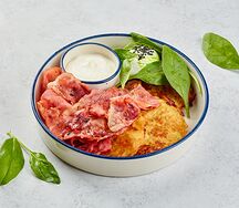 Драники с беконом