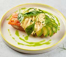 Голландский завтрак с лососем