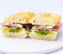 Панини с ветчиной и сыром