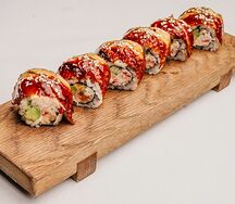 Краб с угрем