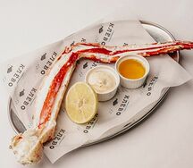 Клешня камчатского краба на пару